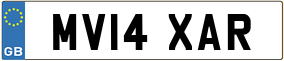 Truck License Plate